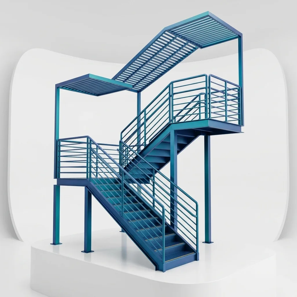 escadas metálicas para obras