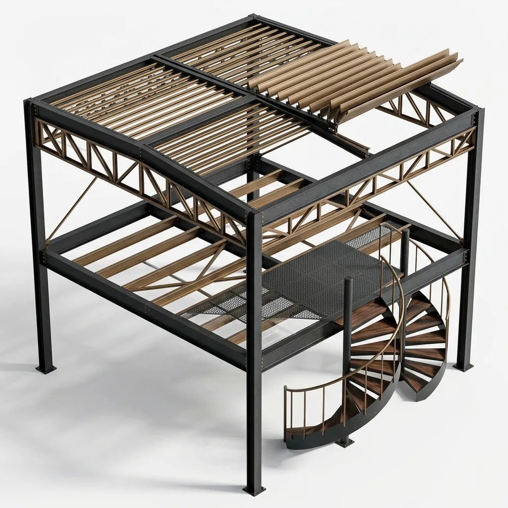 mezaninos metálicos modulares