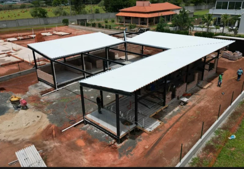 construção casas metálicas